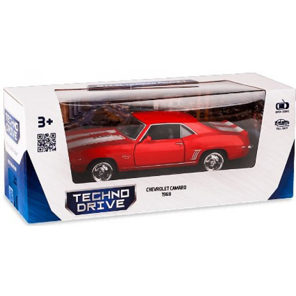 Фото - Автотранспорт TechnoDrive CHEVROLET CAMARO 1969 (червоний) 250336U)