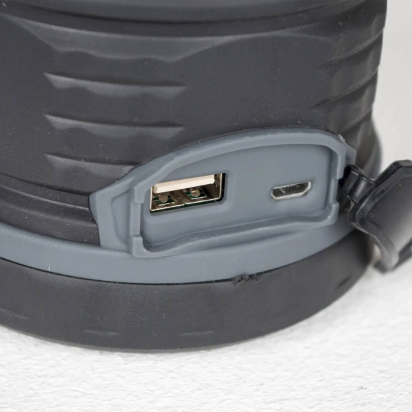 Фото - Уцінка - Ліхтар Bo-camp Delta High Power LED Rechargable 200 Lumen Black/Anthracite (5818891)