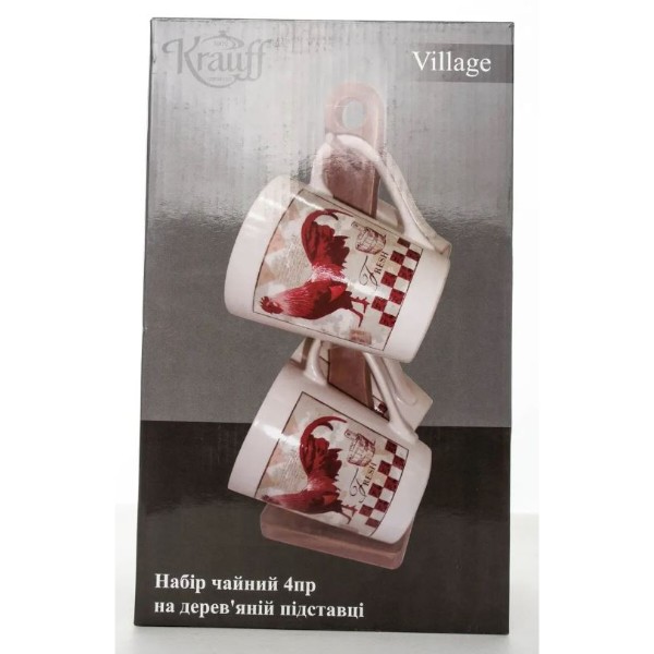 Фото - Набор чашек Krauff 24-269-005 Village 5 пр.
