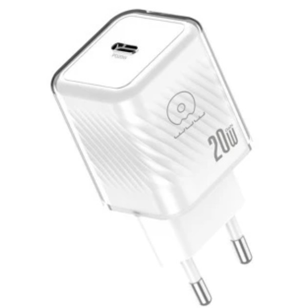 Фото - Сетевое зарядное устройство WUW 20W Gan Charger USB C white (C225)