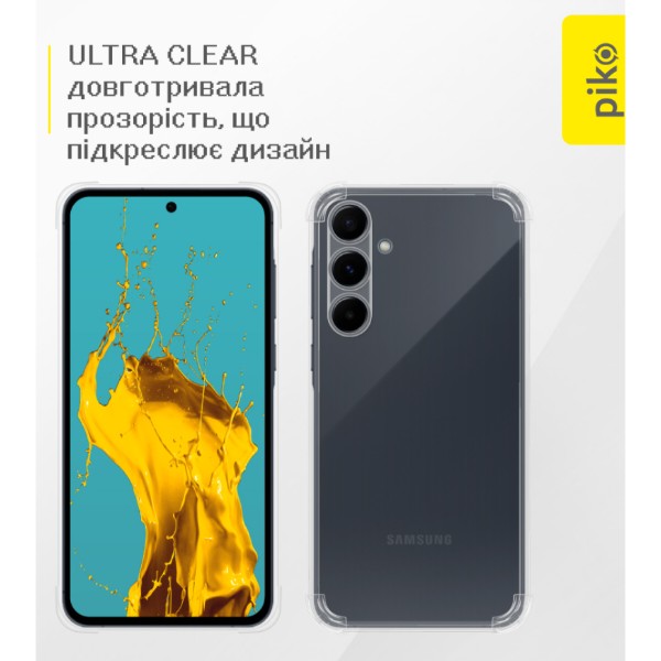 Фото - Чохол для смартфону Piko Shockproof TPU for Samsung Galaxy A57 Transparent (1283126635205)