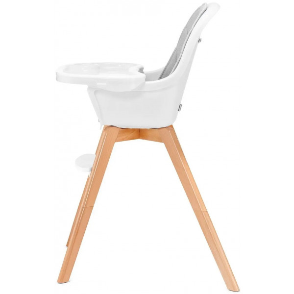 Фото - Стільчик для годування класичний Kinderkraft Tixi Gray (KKKTIXIGRY0000)