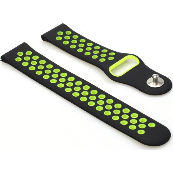 Фото - Ремешок для смарт-часов BeCover Nike Style for Amazfit Stratos 1/2/2S/3/GTR 2/GTR 47mm/GTR Lite 47mm/Nexo/Pace Black-Yellow (705814)