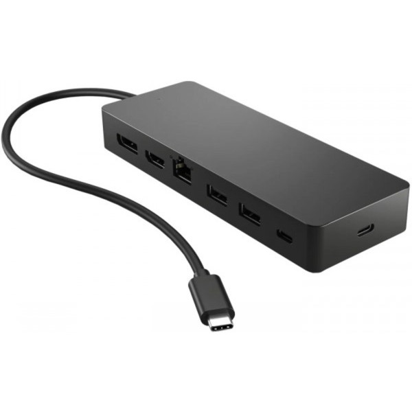 Фото - Хаб USB HP USB3.1 Type-C - HDMI/USB 3.0x2/Type-Cx2/DP/RJ45/Ethernet Black (50H55UT)