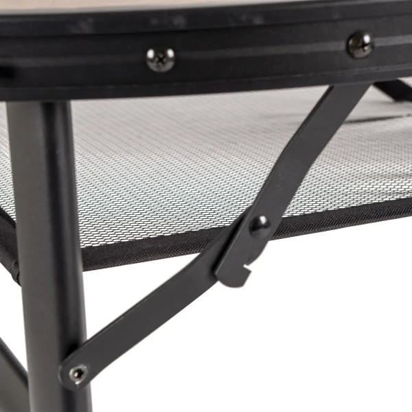 Фото - Складаний стіл Bo-camp Melrose Oval 120x80 см Black/Wood look (1404220)