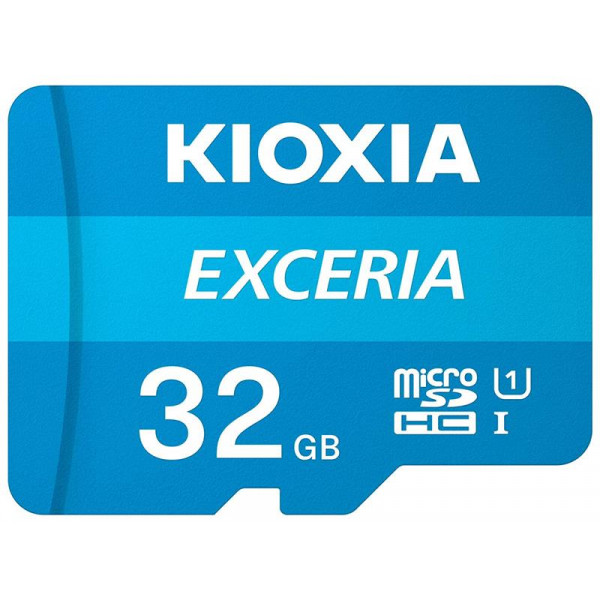 Фото - Карта пам'яті Kioxia MicroSDHC 32GB UHS-I Class 10 Exceria R100MB/s (LMEX1L032GG2) + SD-адаптер Фото - Карта пам'яті Kioxia MicroSDHC 32GB UHS-I Class 10 Exceria R100MB/s (LMEX1L032GG2) + SD-адаптер