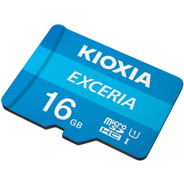Фото - Карта памяти Kioxia MicroSDHC 16GB UHS-I Class 10 Exceria R100MB/s (LMEX1L016GG2) + SD-адаптер