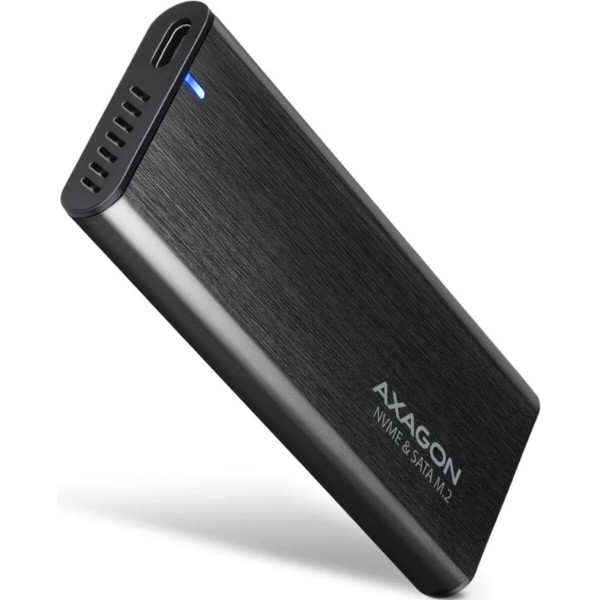 Фото - Внешний карман AXAGON SuperSpeed+ USB-C - M.2 NVMe & SATA SSD RAW box (EEM2-SB2)