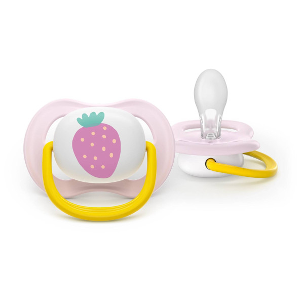 Фото - Ортодонтическая пустышка Philips Avent Ultra Air, 0-6 мес. (SCF080/24)