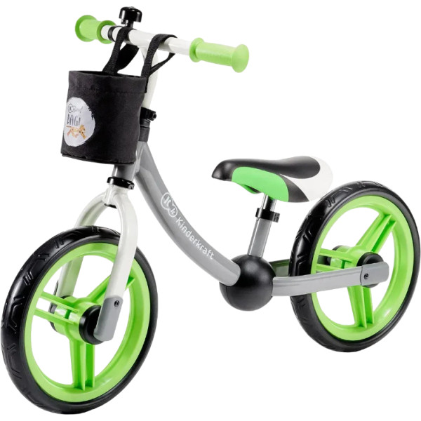 Фото - Біговел Kinderkraft 2Way Next Green/Gray (KKR2WNXGRE00AC) Фото - Біговел Kinderkraft 2Way Next Green/Gray (KKR2WNXGRE00AC)