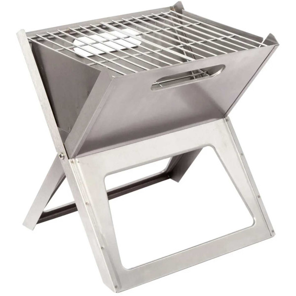 Фото - Мангал для пікніка Bo-camp Notebook/Fire Basket Compact Silver (8108347)