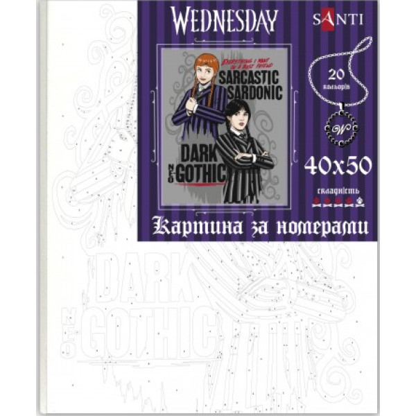 Фото - Картина за номерами Santi Wednesday The Admirer 40х50 см (954491)