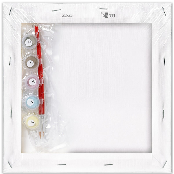 Фото - Картина по номерам Santi Майнкрафт. Алекс в алмазной броне 25х25 см (955027)