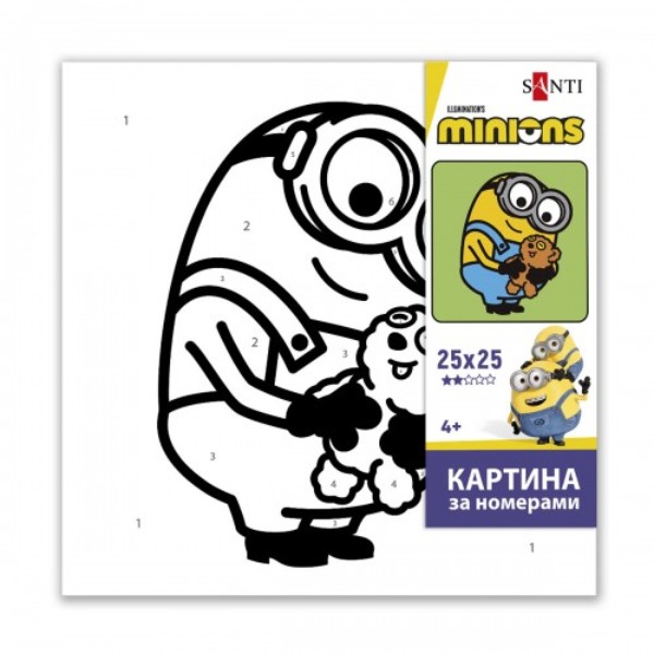 Фото - Картина за номерами Santihttps://santi.ua/955567-kartina-po-nomeram-santi-minony-lyubimyj-mishka-25-h-1