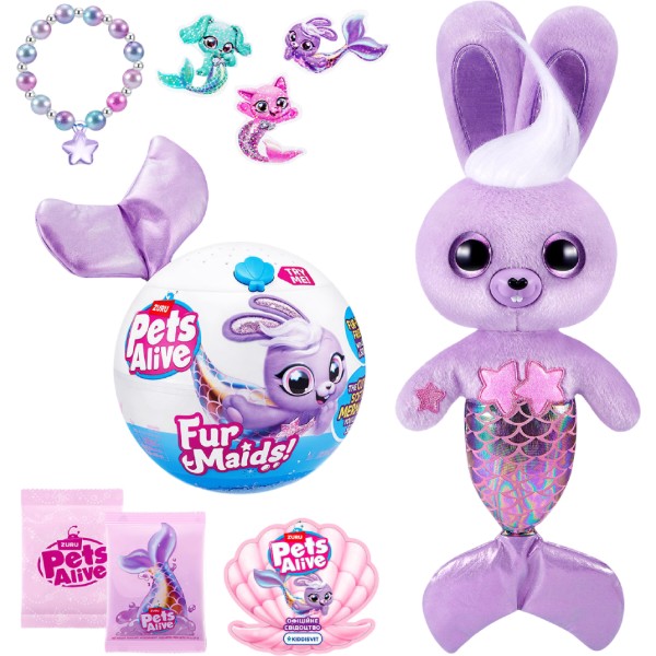 Фото - Интерактивная игрушка Pets & Robo Alive серии Furmaids S1 – КРОЛИК СТАРЛЕТ (9555B)