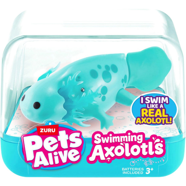 Фото - Інтерактивна іграшка Pets & Robo Alive S1 – АКСОЛОТЛЬ (бірюзовий) (9556B)