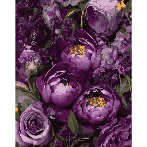 Фото - Картина за номерами Santi Чарівні півонії 40х50 см (955775) Фото - Картина за номерами Santi Чарівні півонії 40х50 см (955775)