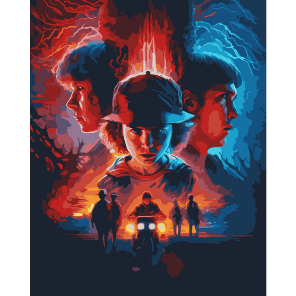 Фото - Картина за номерами Santi Дуже дивні дива. Діти Хокінса 40х50 см (955783)