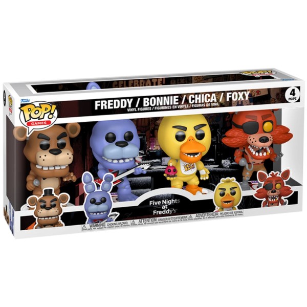 Фото - Коллекционная фигурка набор FUNKO POP! серии 5 ночей с Фредди (4 фигурки) (95660)