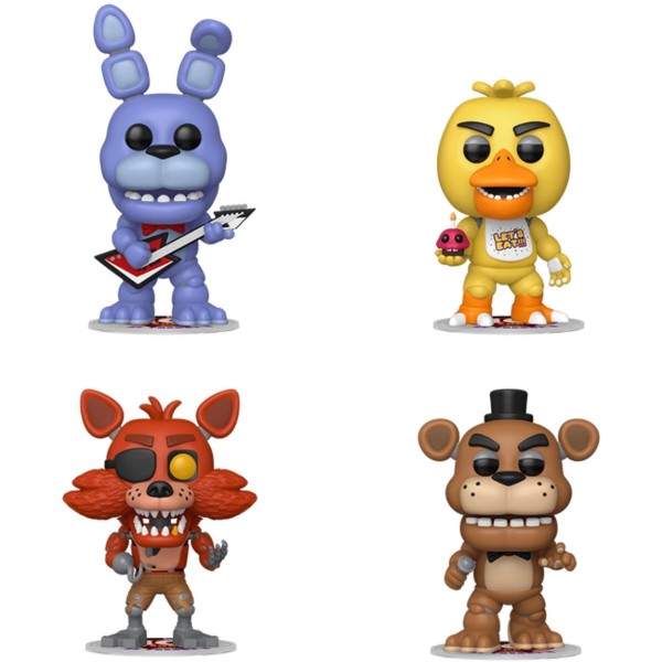 Фото - Коллекционная фигурка набор FUNKO POP! серии 5 ночей с Фредди (4 фигурки) (95660)