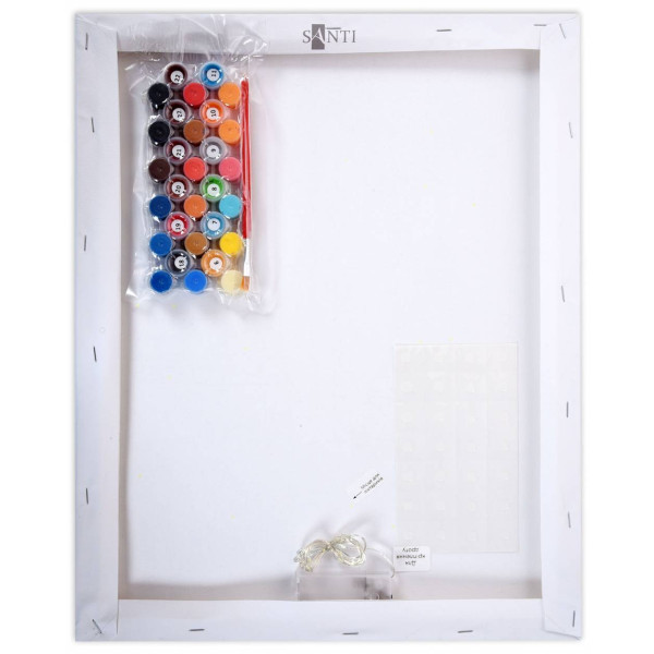 Фото - Картина за номерами Santi Янгол на світанку 40х50 см LED підсвітка (956654)