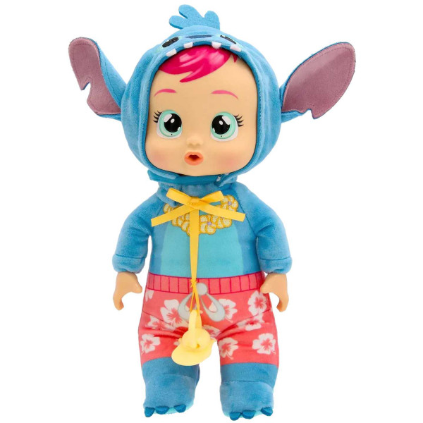 Фото - Интерактивный пупс Cry Babies CB. Нежные объятия. DISNEY Плакса Стич Гавайи 25 см (925564)