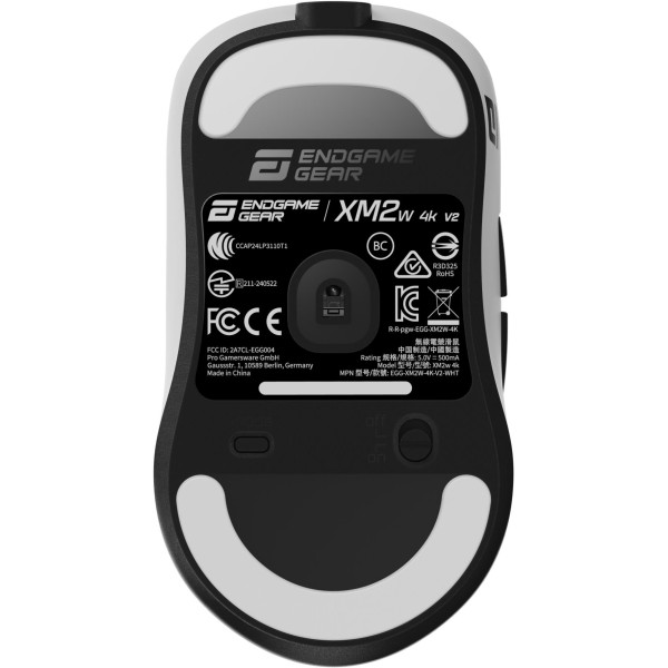 Фото - Мышь беспроводная игровая Endgame Gear XM2w 4k v2 White (PGW-EG-MOU-080)