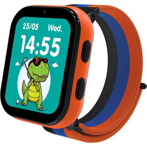Фото - Дитячий годинник Gelius GP-PK008 (Rainbow) GPS/4G Black