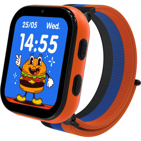 Фото - Дитячий годинник Gelius GP-PK008 (Rainbow) GPS/4G Black