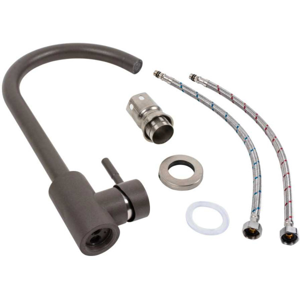 Фото - Смеситель кухонный VALESO 56 В NESP (3008 А) Темная скала