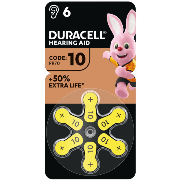 Фото - Батарейка Duracell HA 10 уп. 6 шт.
