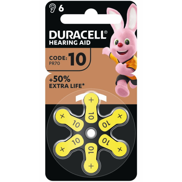 Фото - Батарейка Duracell HA 10 уп. 6 шт.