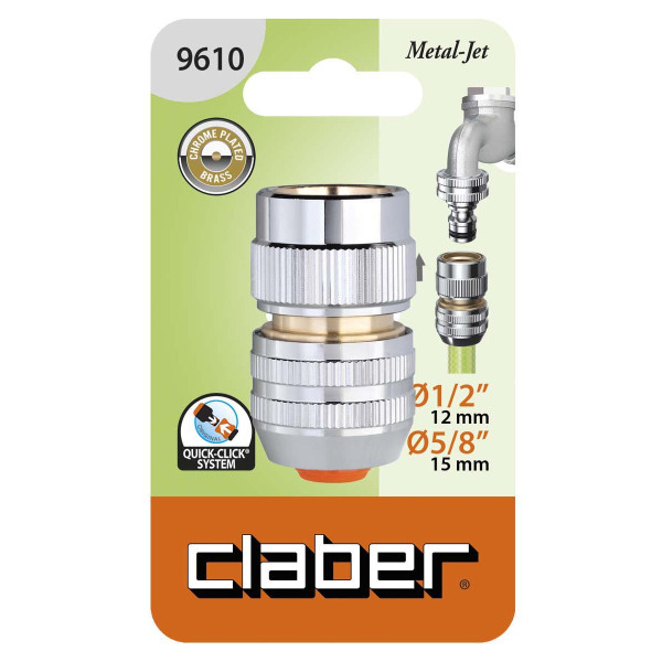 Фото - Соединитель для шланга Claber 1/2"- 5/8" (96100000)