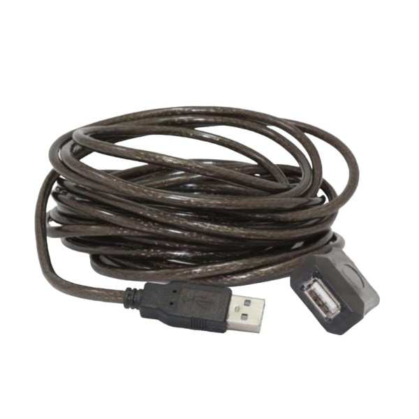 Фото - Кабель USB type A - USB type A Cablexpert USB - USB V 2.0 (F/M) 5m Black (UAE-01-5M)