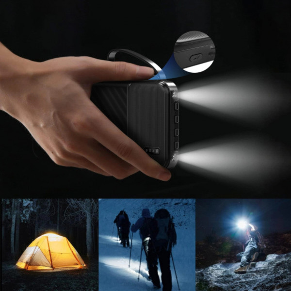 Фото - Батарея мобільна Dudao 10000mAh K11 10W Black (6977196681853)