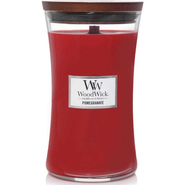 Фото - Свеча стекло Woodwick Large Pomegranate (Гранат) 609г (1725417E)