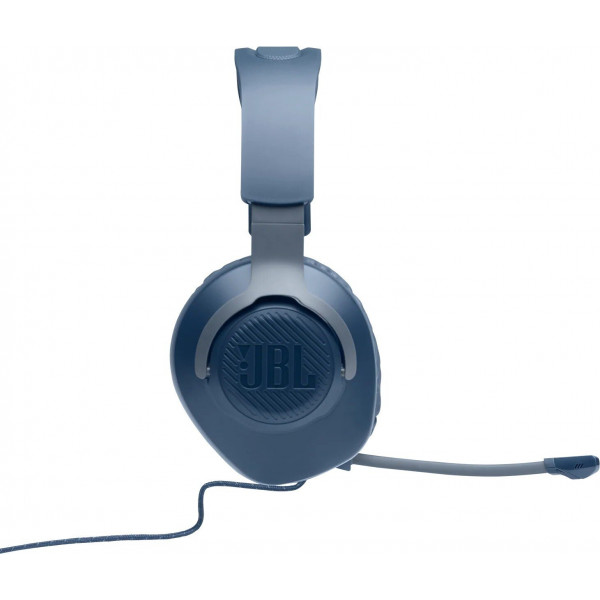 Фото - Гарнітура дротова ігрова JBL Quantum 100 Blue (JBLQUANTUM100BLU)