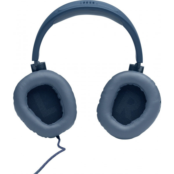 Фото - Гарнітура дротова ігрова JBL Quantum 100 Blue (JBLQUANTUM100BLU)