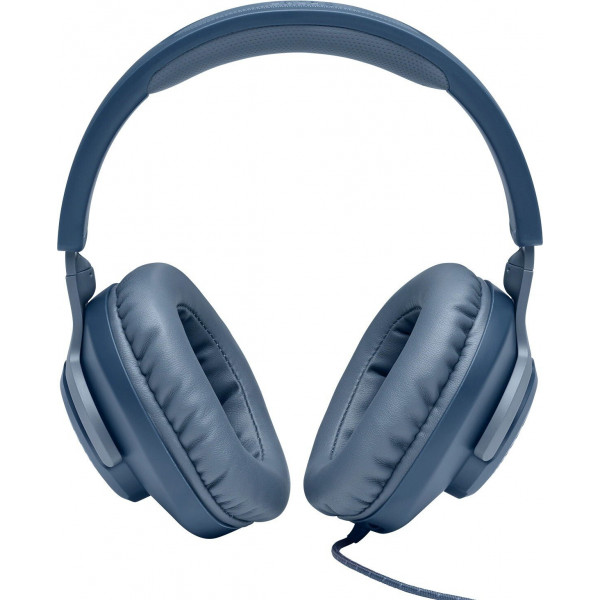 Фото - Гарнітура дротова ігрова JBL Quantum 100 Blue (JBLQUANTUM100BLU)
