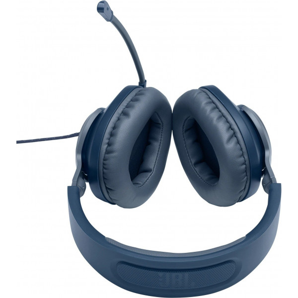 Фото - Гарнітура дротова ігрова JBL Quantum 100 Blue (JBLQUANTUM100BLU)