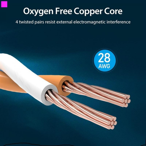 Фото - Кабель патч-корд Vention CAT 8 SFTP Ethernet, 0.5 m Black (IKABD)