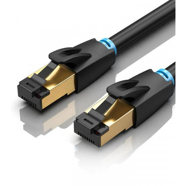 Фото - Кабель патч-корд Vention CAT 8 SFTP Ethernet, 20 m Black (IKABQ) Фото - Кабель патч-корд Vention CAT 8 SFTP Ethernet, 20 m Black (IKABQ)