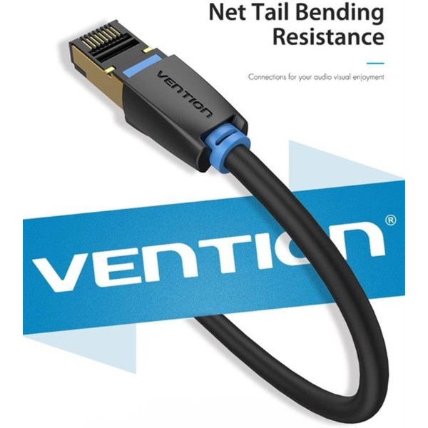 Фото - Кабель патч-корд Vention CAT 8 SFTP Ethernet, 2 m Black (IKABH)