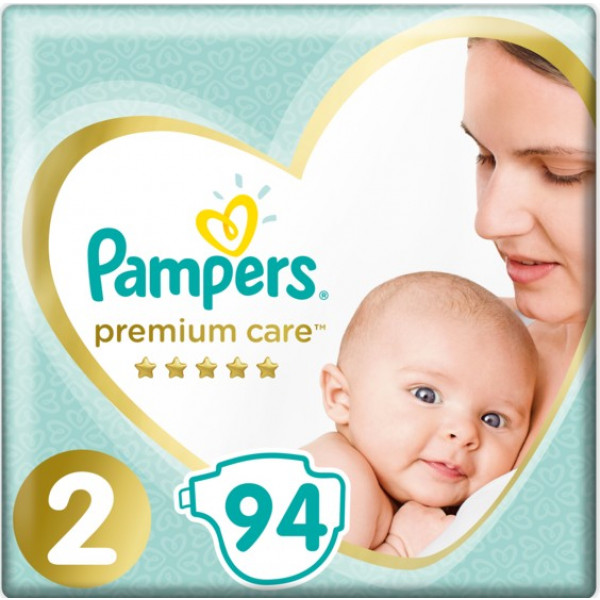 Фото - Одноразовые подгузники Pampers Premium Care Размер 2 (4-8 кг), 94 шт. (81689707)