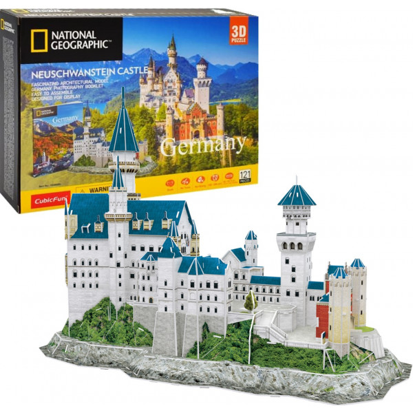 Фото - 3D пазлы Cubic Fun National Geographic "Замок Нойшванштайн" (DS0990h)