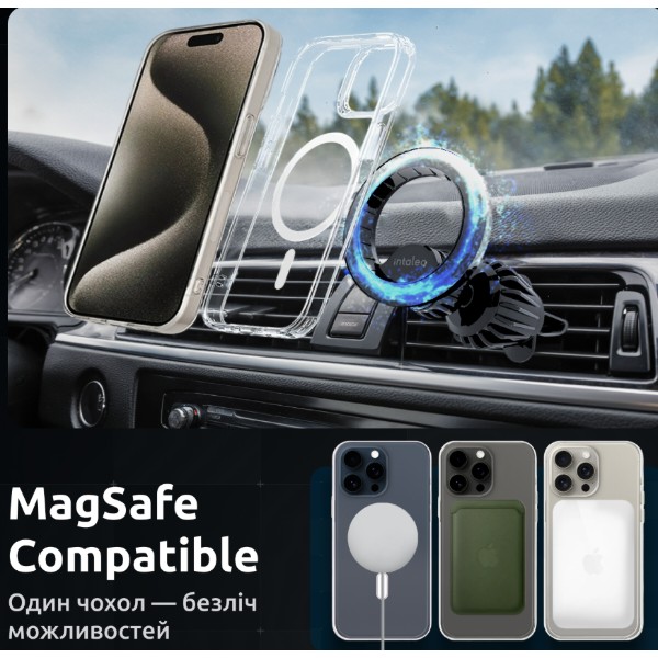 Фото - Чехол для смартфона Intaleo CLEAR for Apple iPhone 15 Pro Max с MagSafe (1283126577611)