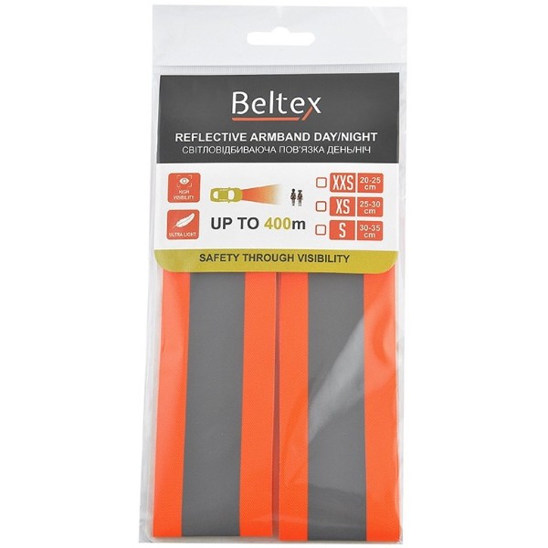 Фото - Світловідбивна стрічка Beltex XS 25-30 см Orange (BX70710)