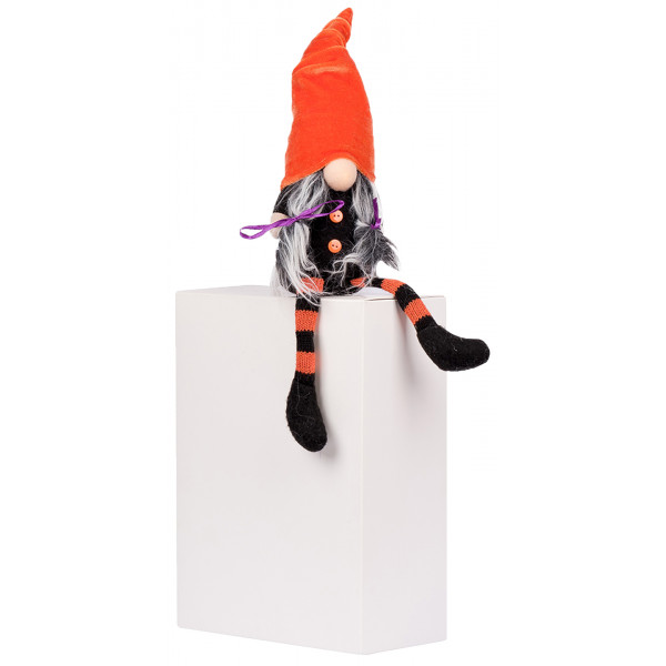 Фото - Декор Halloween YES! Fun «Гном Дівчинка», 39 см, LED