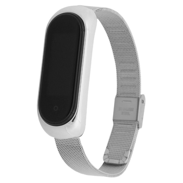 Фото - Ремешок для фитнес-браслета BeCover Metal for Xiaomi Mi Smart Band 5 Silver (705147)