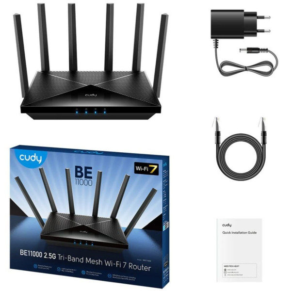 Фото - Маршрутизатор интернет WiFi7 Cudy WR6500H